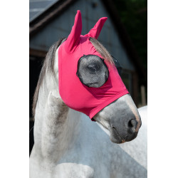 Máscara antimoscas Elastic HKM Magenta Rosa Máscara antimoscas Elastic HKM Magenta Rosa