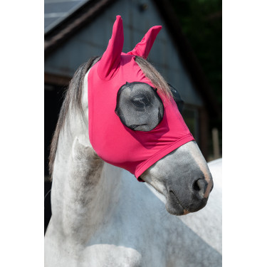 Máscara antimoscas Elastic HKM Magenta Rosa Máscara antimoscas Elastic HKM Magenta Rosa