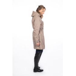 Parka mujer Alpine HKM Gris pardo Marrón