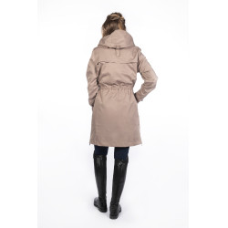 Parka mujer Alpine HKM Gris pardo Marrón
