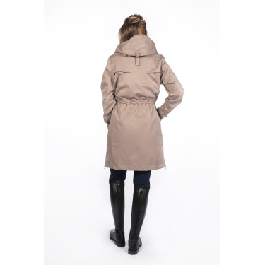 Parka mujer Alpine HKM Gris pardo Marrón