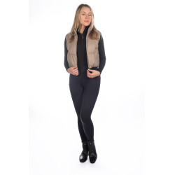 Parka mujer Alpine HKM Gris pardo Marrón