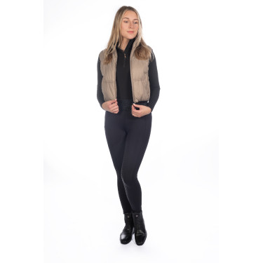 Parka mujer Alpine HKM Gris pardo Marrón