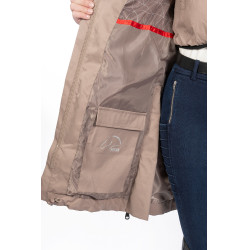 Parka mujer Alpine HKM Gris pardo Marrón