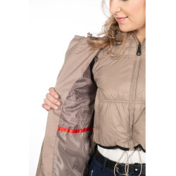 Parka mujer Alpine HKM Gris pardo Marrón