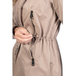 Parka mujer Alpine HKM Gris pardo Marrón