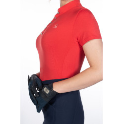 Camiseta funcional de mujer Aruba de manga corta HKM Roja Rojo