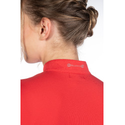 Camiseta funcional de mujer Aruba de manga corta HKM Roja Rojo