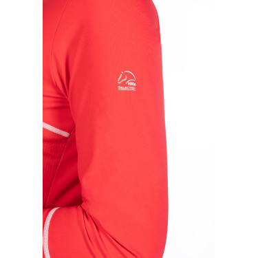 Camiseta funcional de mujer Aruba de manga larga HKM Roja Rojo