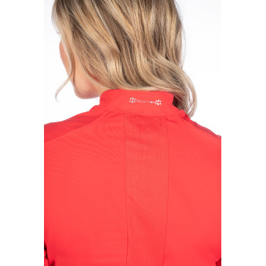 Camiseta funcional de mujer Aruba de manga larga HKM Roja Rojo