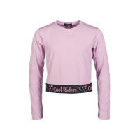 Camiseta funcional infantil Hailey HKM Lila claro Rosa