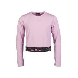 Camiseta funcional infantil Hailey HKM Lila claro Rosa