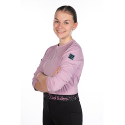 Camiseta funcional infantil Hailey HKM Lila claro Rosa