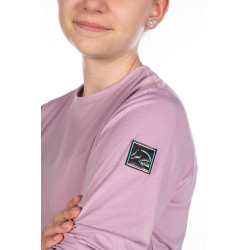 Camiseta funcional infantil Hailey HKM Lila claro Rosa