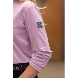 Camiseta funcional infantil Hailey HKM Lila claro Rosa