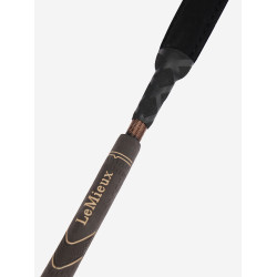 Cravache de cross LeMieux Grip-Tek Junior Carbono Gris
