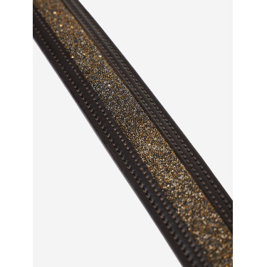 Cinturón LeMieux Crystal Insert Castaño Marrón Cinturón LeMieux Crystal Insert Castaño Marrón