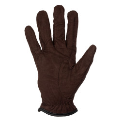 Guantes de Símil Cuero Amara Umbria Equitación Castaño Marrón