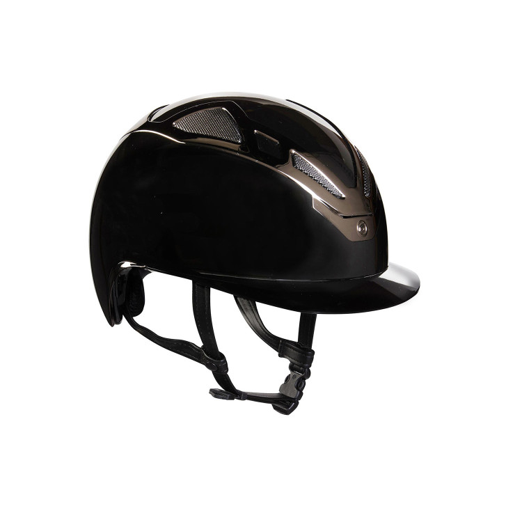 Casco Apex Cromo Negro Brillante Suomy