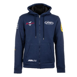 Sudadera con Capucha Unisex Multilogo Pool's Marino Azul marino