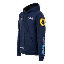 Sudadera con Capucha Unisex Multilogo Pool's Marino Azul marino