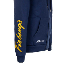 Sudadera con Capucha Unisex Multilogo Pool's Marino Azul marino