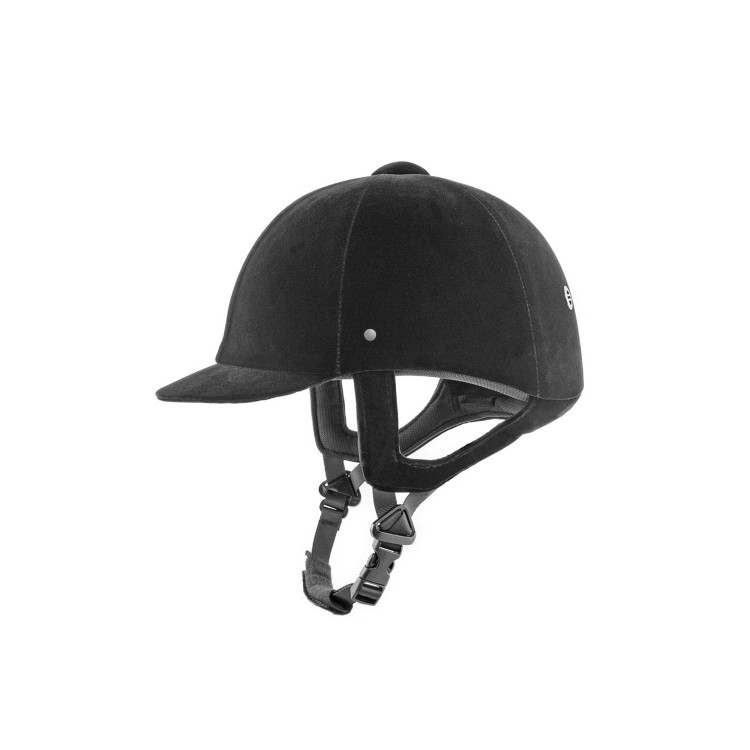 Casco Pro-Tech de Terciopelo con Protector de Cuello Pro-Tech