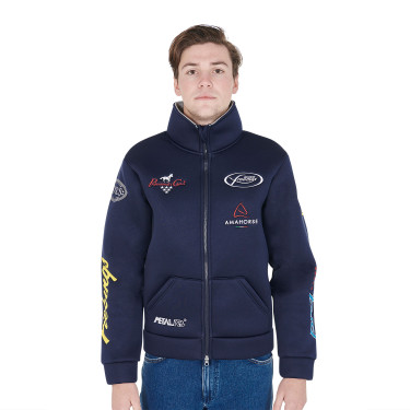 Chaqueta Unisex Multilogo sin Capucha Pool's Marino Azul marino