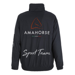 Bomber de Invierno Amahors Sport Team con Forro Polar Umbria Equitazione Marino Azul marino