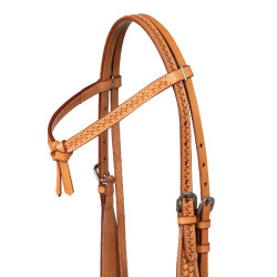 Cabezada y ramal de monta Pool's Natural Marrón