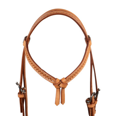 Cabezada y ramal de monta Pool's Natural Marrón