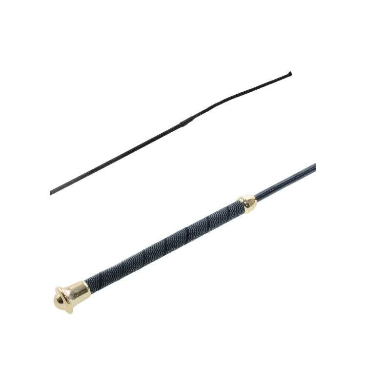 Fusta de doma con empuñadura con agarre dorado/plateado Umbria Equitazione Fusta de doma con empuñadura con agarre dorado/plateado Umbria Equitazione