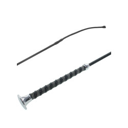 Fusta de doma con empuñadura bicolor Grip y cuero Umbria Equitazione Fusta de doma con empuñadura bicolor Grip y cuero Umbria Equitazione
