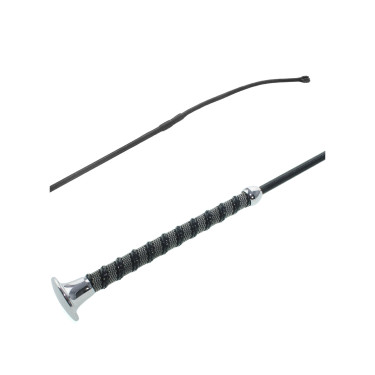 Fusta de doma con empuñadura bicolor Grip y cuero Umbria Equitazione Fusta de doma con empuñadura bicolor Grip y cuero Umbria Equitazione