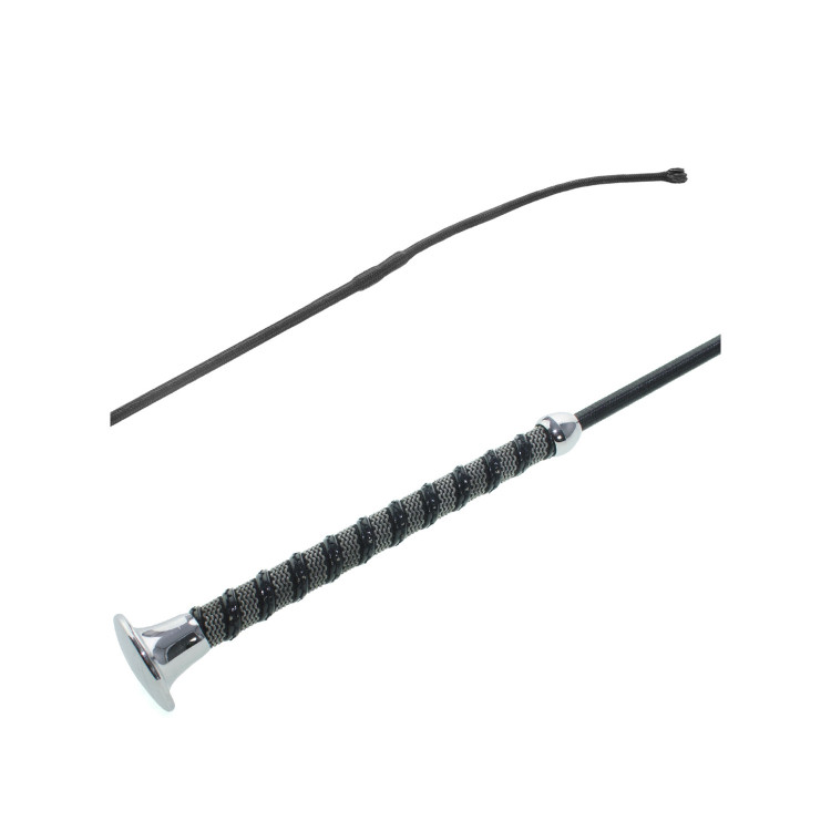 Fusta de doma con empuñadura bicolor Grip y cuero Umbria Equitazione Fusta de doma con empuñadura bicolor Grip y cuero Umbria Equitazione