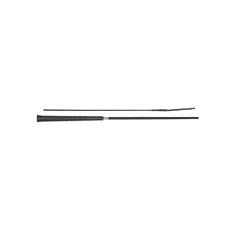 Fusta de doma con empuñadura antideslizante estilo golf, vara negra mate Umbria Equitazione Fusta de doma con empuñadura antideslizante estilo golf, vara negra mate Umbria Equitazione