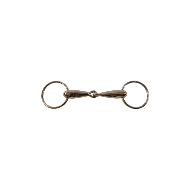 Mors de anillos hueco de hierro Umbria Equitación