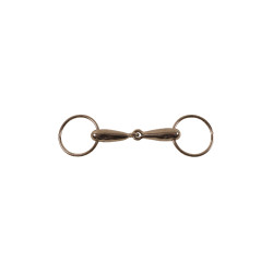 Mors de Anillos Hueco en Acero Inoxidable Umbria Equitación