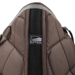 Manta de Montura Acolchada Jumping Supreme Marrón / gris claro