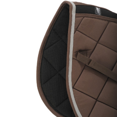 Manta de Montura Acolchada Jumping Supreme Marrón / gris claro