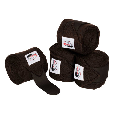 Vendajes de descanso por 4 Umbria Equitazione Marrón oscuro Marrón Vendajes de descanso por 4 Umbria Equitazione Marrón oscuro Marrón