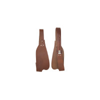 Etrivières en Cuir pour Selle Western Lakota Castaño