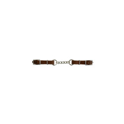 Cadenita de Muserola de Cuero con Cadena Lakota