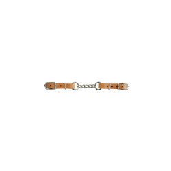Cadenita de Muserola de Cuero con Cadena Lakota