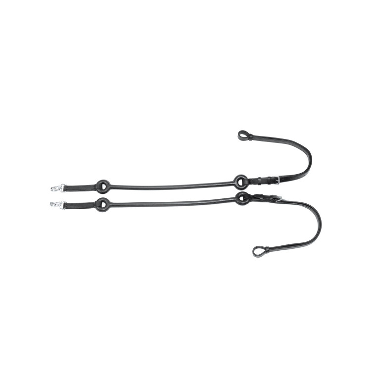 Riendas Elásticas de Cuero con Correas de Goma Umbria Equitazione Riendas Elásticas de Cuero con Correas de Goma Umbria Equitazione