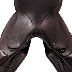 Silla de salto Miami con armazón intercambiable Supreme Castaño Marr&amp;amp;amp;oacute;n