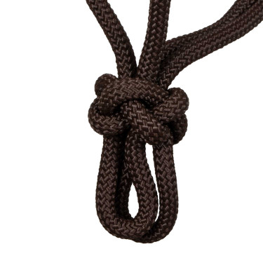 Cabezada de Cuerda Anudada con Decoraciones Navajo Pool's Castaño Marrón Cabezada de Cuerda Anudada con Decoraciones Navajo Pool's Castaño Marrón
