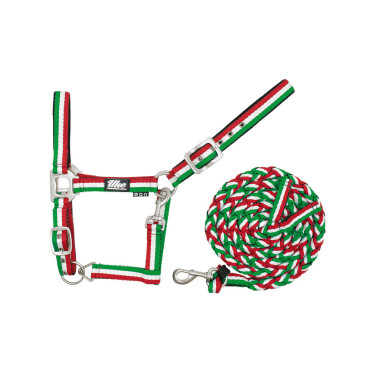 Cabezada de nailon tricolor con ramal Supreme