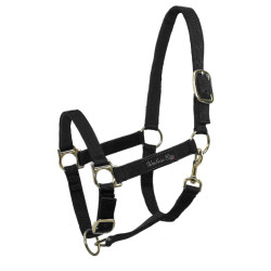 Cabezada de nailon con refuerzo de cuero Umbria Equitazione