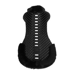 Amortiguador Piuma-FS Respira-FS con Elevador Frontal y Borreguillo Ecológico Acavallo Oveja negra Negro